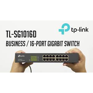 Bộ Chia Mạng 16 Cổng Gigabit TP-Link TL-SG116 - Switch 16 Port Hộp Kim Loại Hàng Chính Hãng- Bảo Hành 24 Tháng