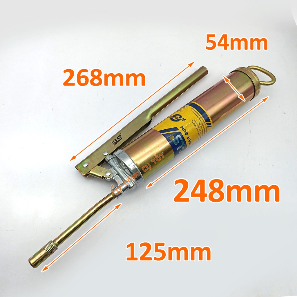 Bơm mỡ bò bảy màu LS+ dung tích 400cc,500cc