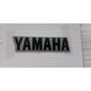 Tem chữ Yamaha đen - ghi sẫm