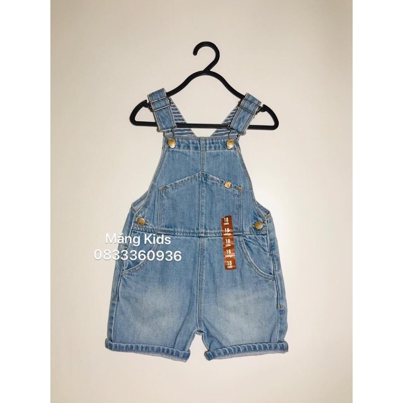 Quần yếm jean cho bé siêu yêu