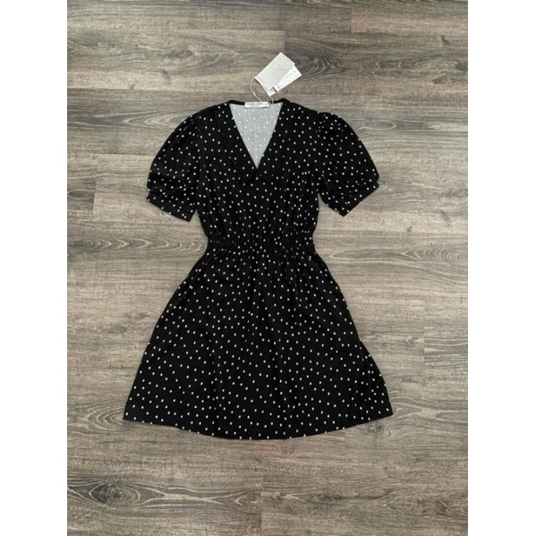 Váy đầm xuất xịn full tag chấm bi rayon