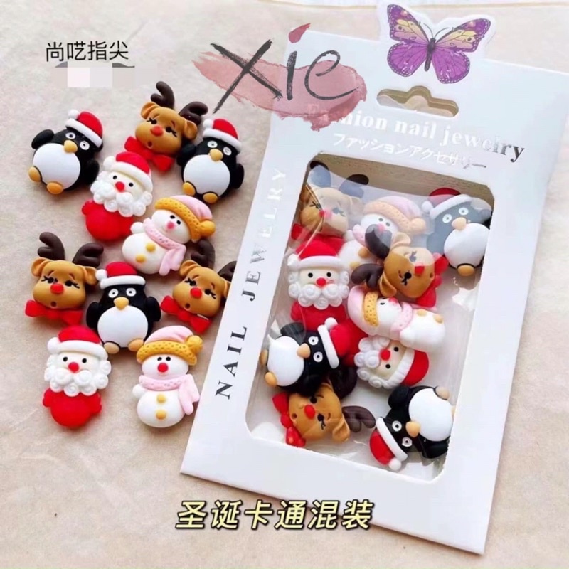 CHARM TRANG TRÍ MÓNG / HOA / NƠ/ HOẠT HÌNH - XIE dụng cụ nail&amp;mi
