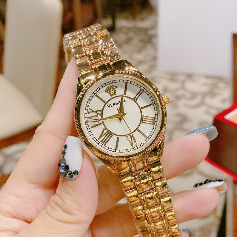 Đồng hồ versace dây thép không gỉ, hàng full box, thẻ bảo hành 12 tháng - Dongho.versace | BigBuy360 - bigbuy360.vn