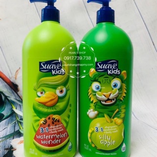 Sữa tắm, dầu gội và xả 3in 1 Suave's kid