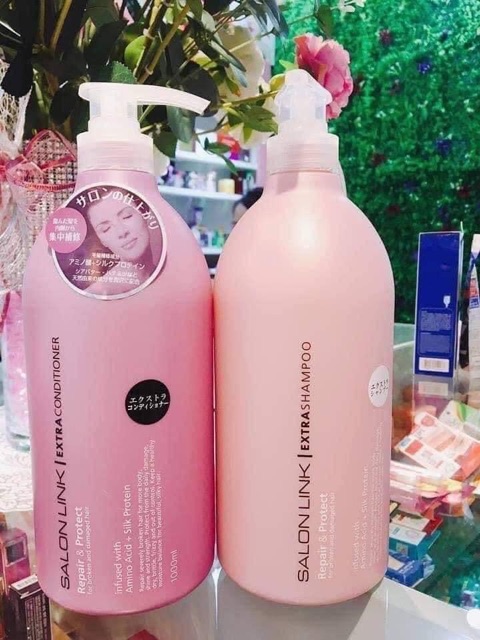 Cặp dầu gội xả Salon Link Extra-Japan Nhật Bản 1000ml