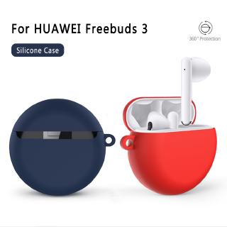 Vỏ bọc silicone màu nhám cho hộp sạc tai nghe Huawei Freebuds 3