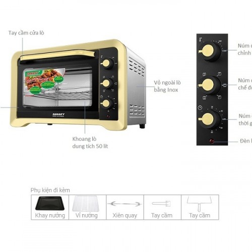 Lò Nướng Sanaky VH-509N2D (50L)