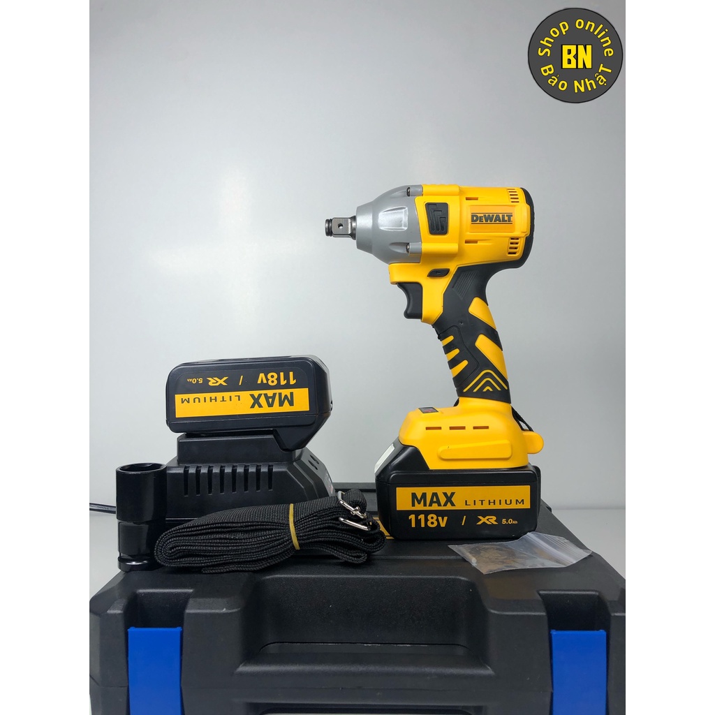 Máy siết Bulong DEWALT pin 118v 2pin - Máy bắn mở ốc bulong cầm tay, bắn vít, siết ốc - BảoGroup