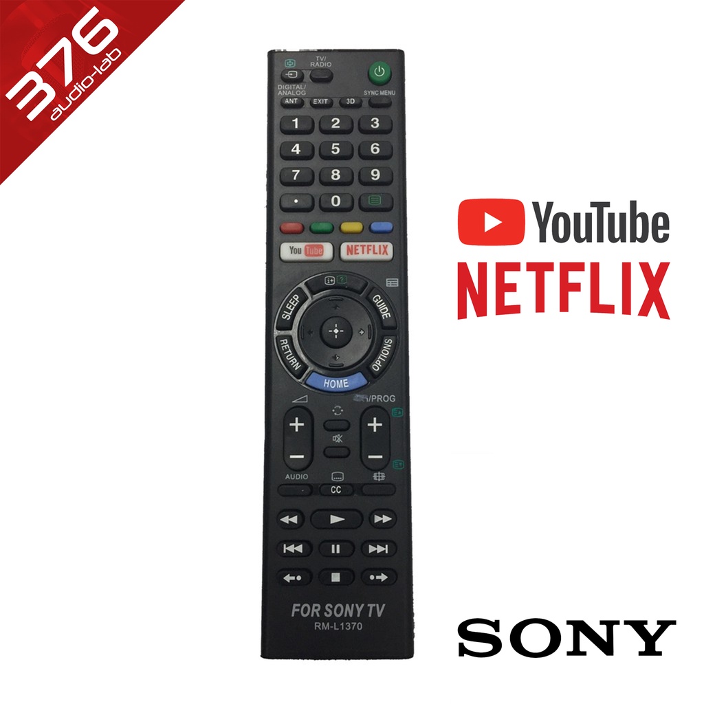 REMOTE ĐIỀU KHIỂN TIVI SONY SMART RM-L1370 NETFLIX-YOUTUBE