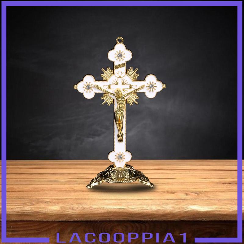 [Lacooppia1] Bức Tượng Chúa Jesus Thánh Giá Điêu Khắc Chữ Thập Trang Trí