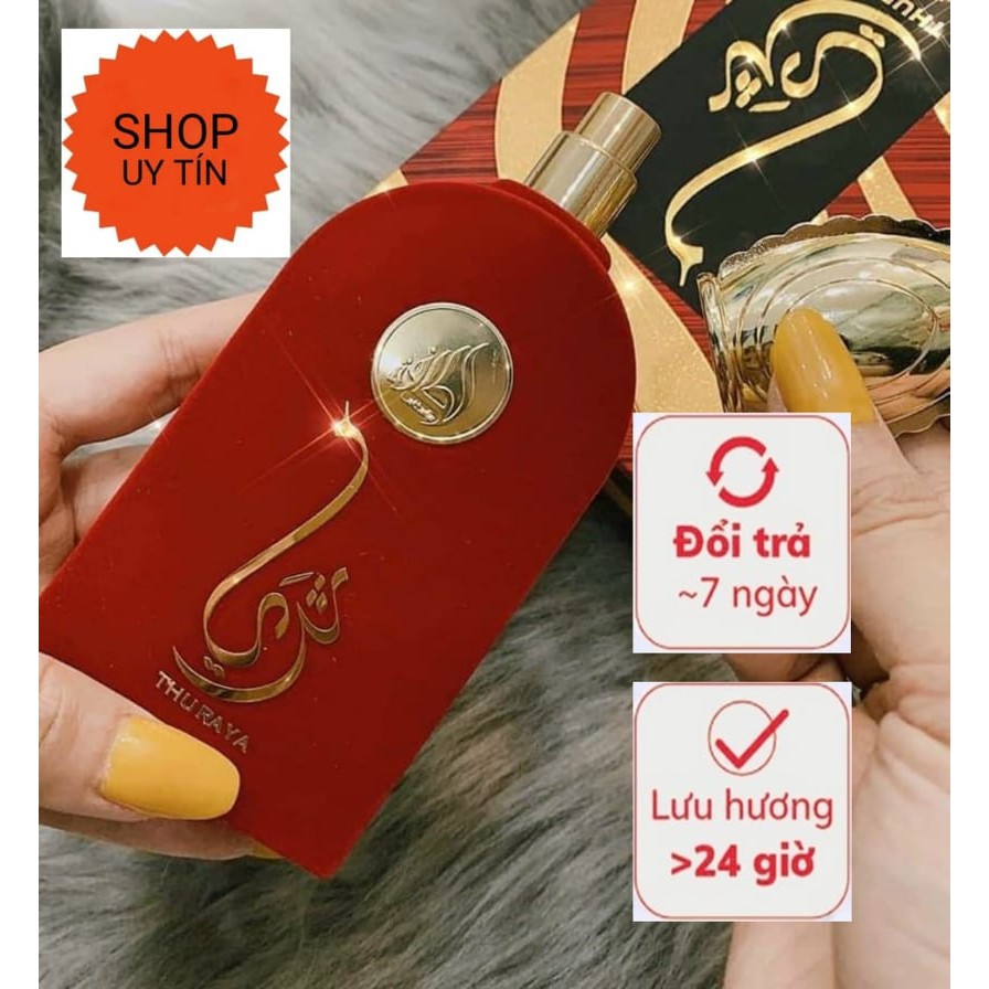 Hàng Chính Hãng - Nước Hoa Dubai Thuraya Nhung Đỏ Sang Trọng Quyến Rũ Cho Nữ 100ml