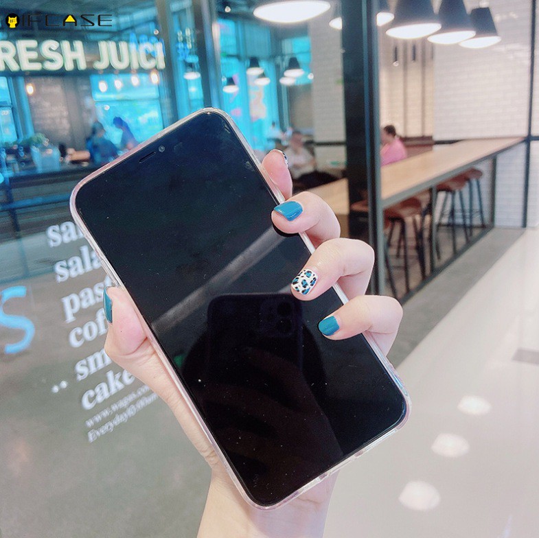 Ốp điện thoại mềm trong suốt có giá đỡ lấp lánh cho iPhone 12 Mini 12 Pro Max 11 Pro Max XS Max XR X 7 8 6 6s Plus