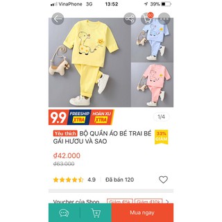 Bộ nỉ da cá cho bé từ 8-18kg