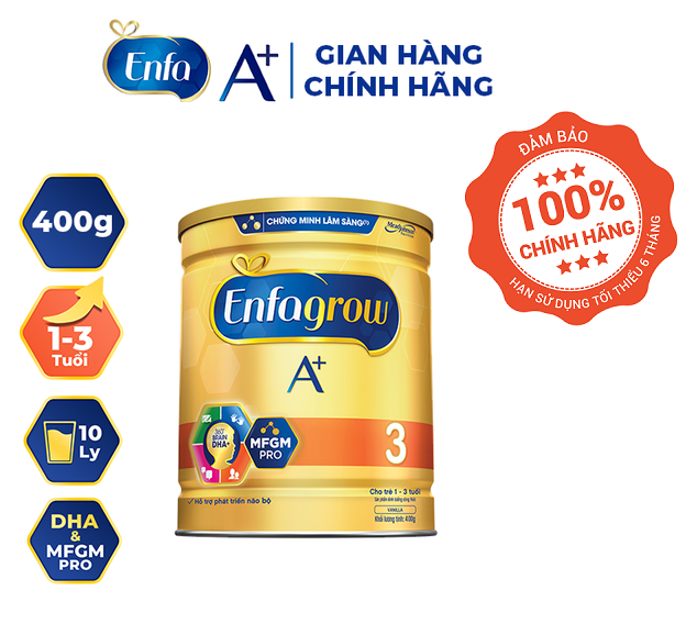 Sữa bột Enfagrow A + 3 400g