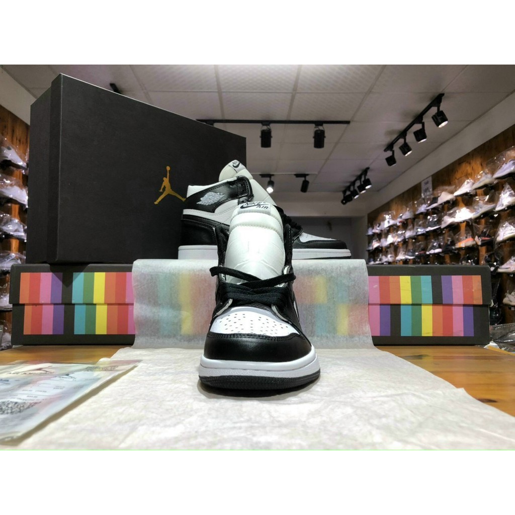 [ FREESHIP –BẢO HÀNH 12 THÁNG] GIÀY SNEAKER NAM NỮ JORDAN CAO CỔ ĐEN TRẮNG HOT TREND | BigBuy360 - bigbuy360.vn