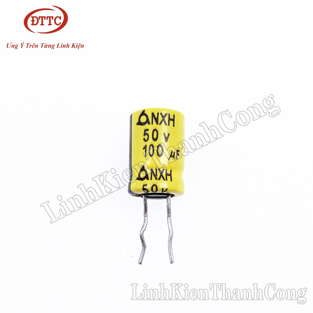 Tụ SAMYOUNG 100uF 50V 8*12mm Vàng