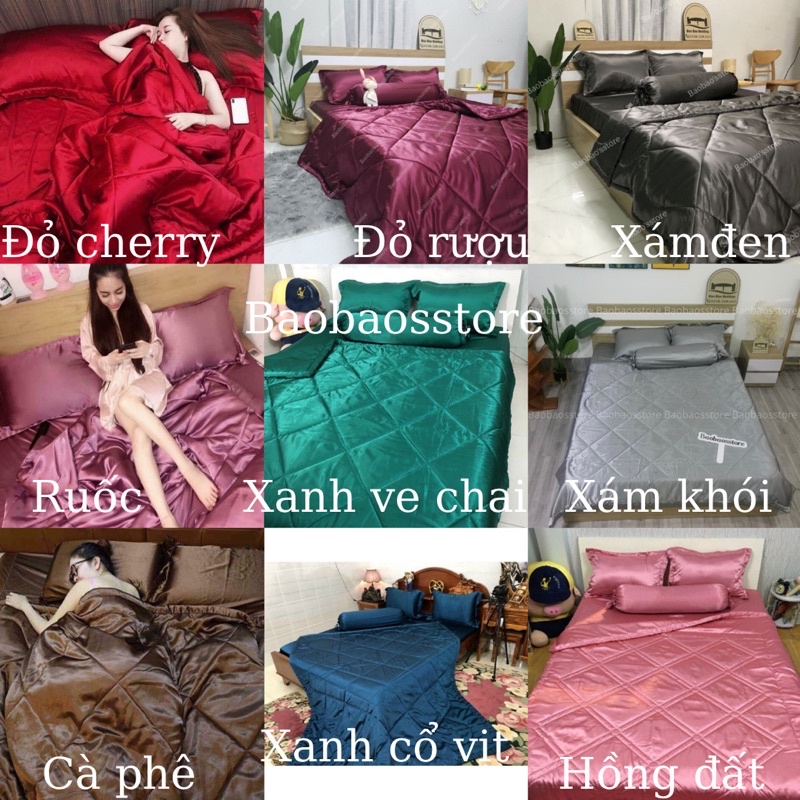 Áo nệm topper phi lụa mát mịn, vỏ bọc topper có khoá kéo