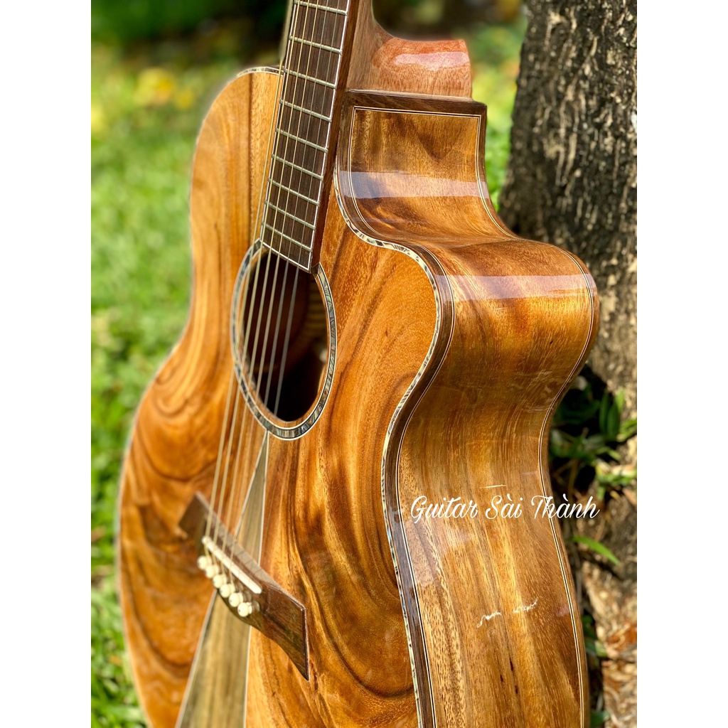 Đàn Guitar Acoustic Custom Chính Hãng ST.Real Guitar Sài Thành Mã ST-A100