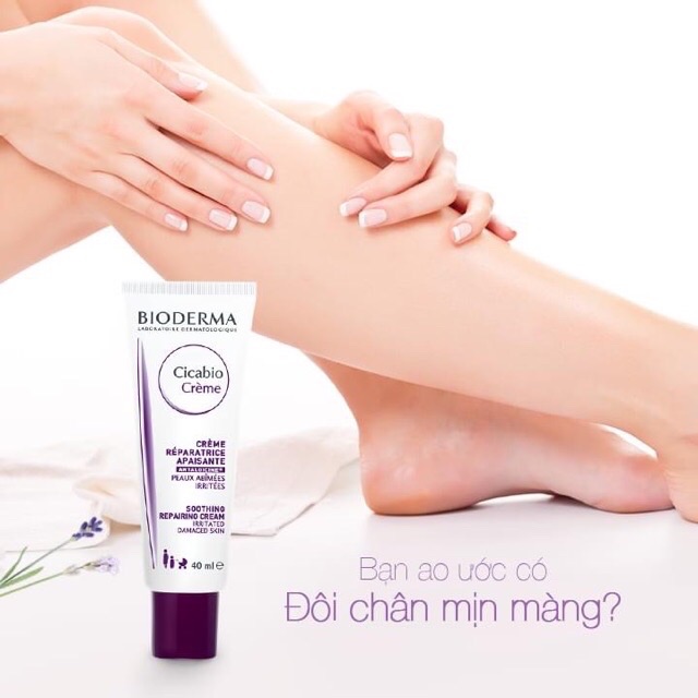 Kem Dưỡng Bioderma Chăm Sóc Và Làm Dịu Da Bị Kích_Ứng Cicabio Creme 40ml