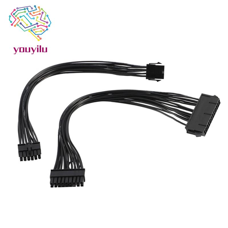 Cáp Chuyển Đổi Nguồn Điện 24Pin Sang 18Pin 8Pin Sang 12Pin ATX Phù Hợp Cho HP Z440 Z640