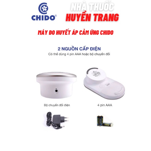 Máy Đo Huyết Áp Cảm Ứng Điện Tử Bắp Tay Chido CHÍNH HÃNG Đo Nhịp Tim Công Nghệ Nhật Bản Phiên bản 2022