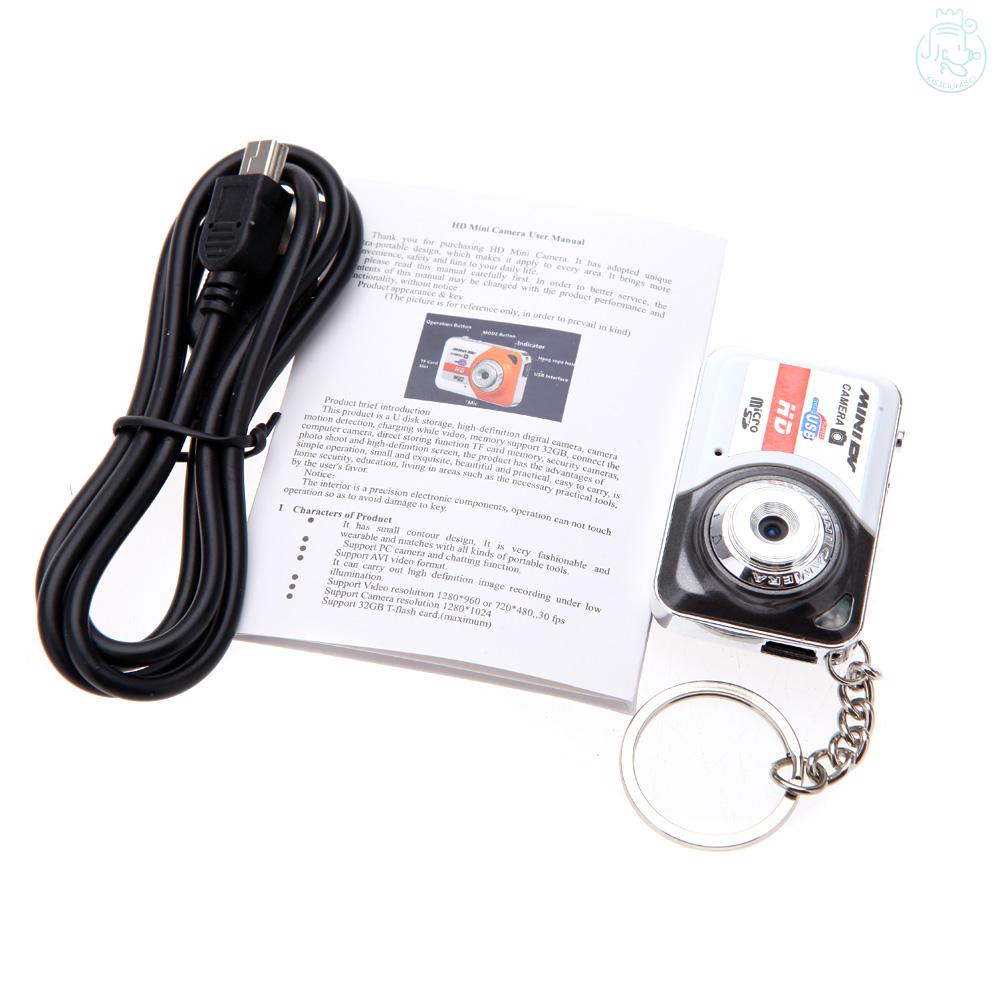Máy ảnh kỹ thuật số mini di động X6 hỗ trợ mic và thẻ nhớ TF 32GB tiện dụng | BigBuy360 - bigbuy360.vn