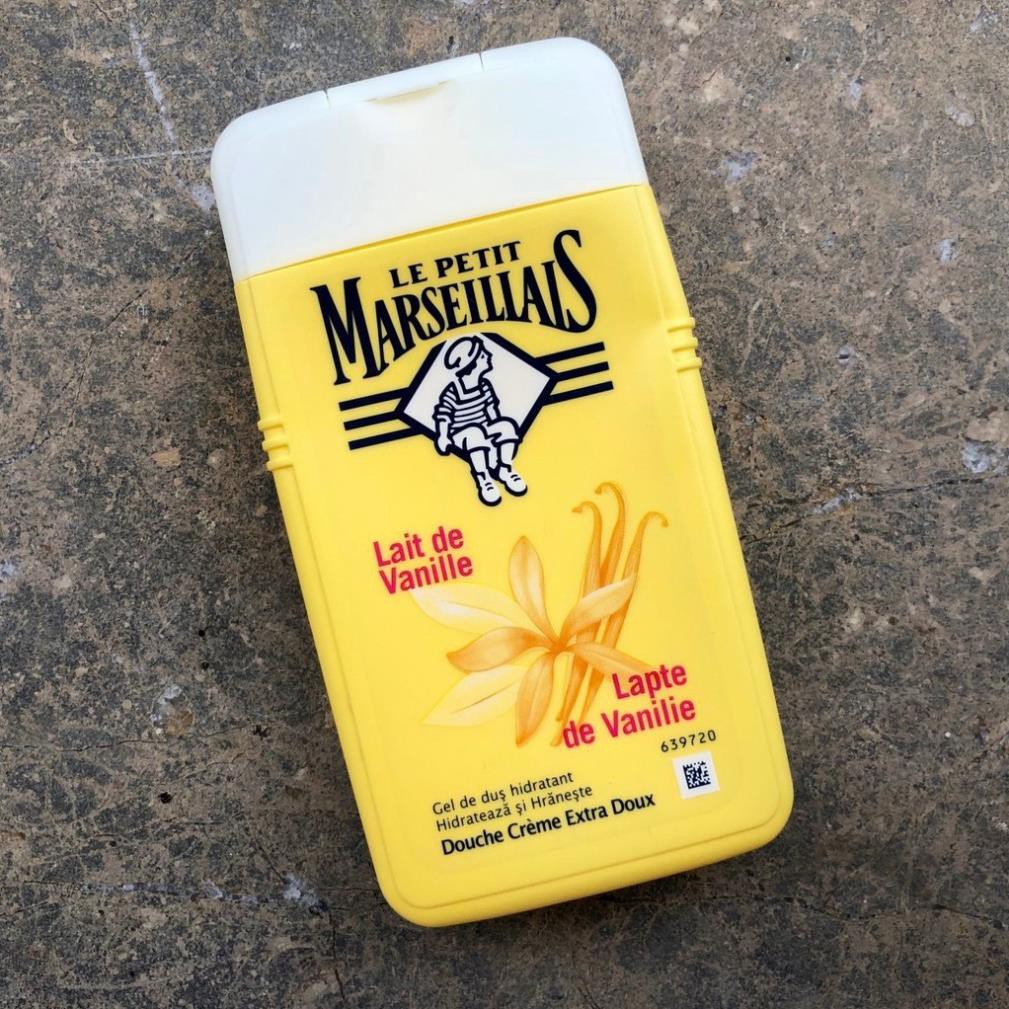 Sữa Tắm Dạng Cream Hương Vanni -Le Petit Marseillais Lait de Vanille 250ml