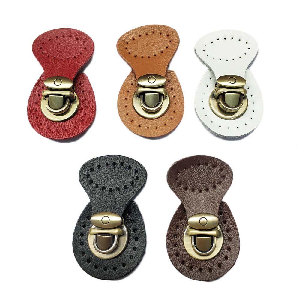 Khóa Cài Bằng Da Bền Bỉ Handmade Dành Cho Túi Xách / Vali
