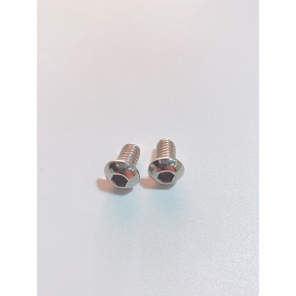 Ốc bulong M6 6li10 6li1 inox dù nhỏ đầu vít và lục giác, chất liệu không gỉ