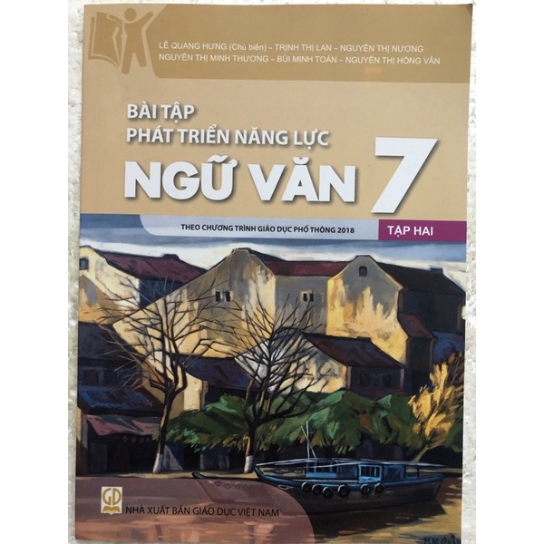 Sách - Bài tập phát triển năng lực Ngữ Văn 7  Theo chương trình giáo dục phổ thông 2018