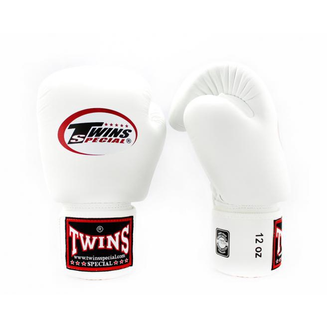 Găng Boxing Twins BGVL3 Velcro Gloves – Trắng