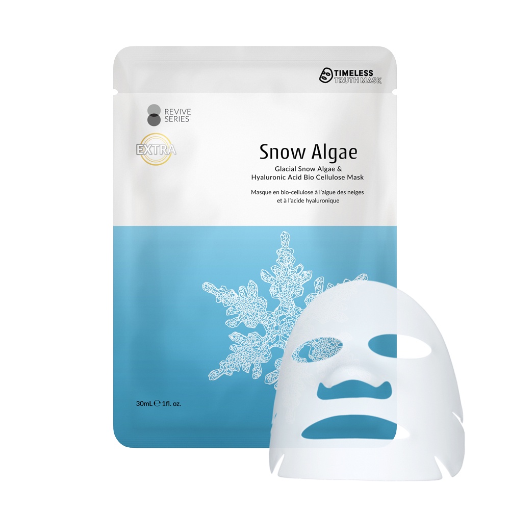 Mặt Nạ Sợi Xơ Sinh Học Tảo tuyết Chống Lão Hóa Timeless Truth Mask - Glacial & Axit Hyaluronic