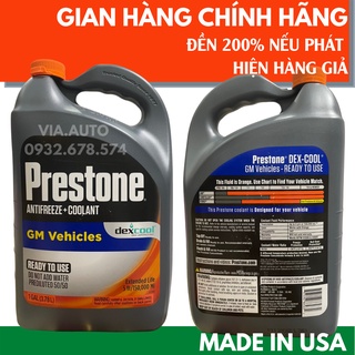 [HỎA TỐC HCM] NƯỚC ĐỎ CAM LÀM MÁT ĐỘNG CƠ Ô TÔ - CHÍNH HÃNG Prestone USA Antifreeze/Coolant  AF850