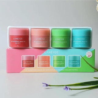 SET Ủ MÔI LANEIGE MINI  8g MÓN MẪU MỚI 2021
