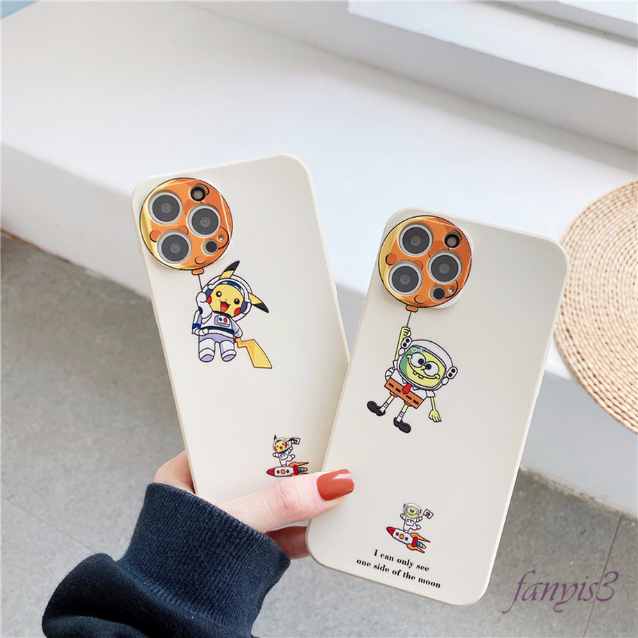 Ốp Lưng Silicone In Hình Pikachu Đáng Yêu Cho Iphone 12 11 Pro Max 12 Mini Se2020 X Xr Xs Max 8 7 6 6s Plus | BigBuy360 - bigbuy360.vn