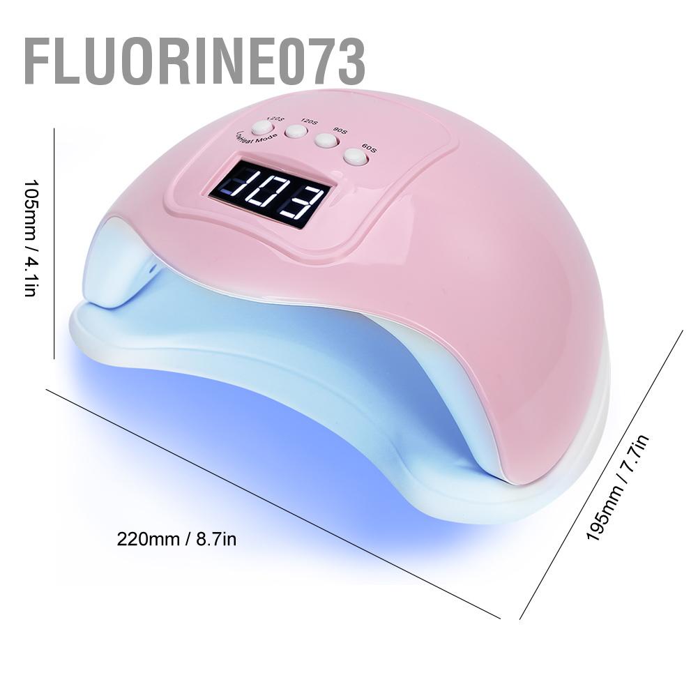 Fluorine073 Đèn LED định giờ thông minh 48W UV Gel sơn móng tay Máy sấy gia dụng