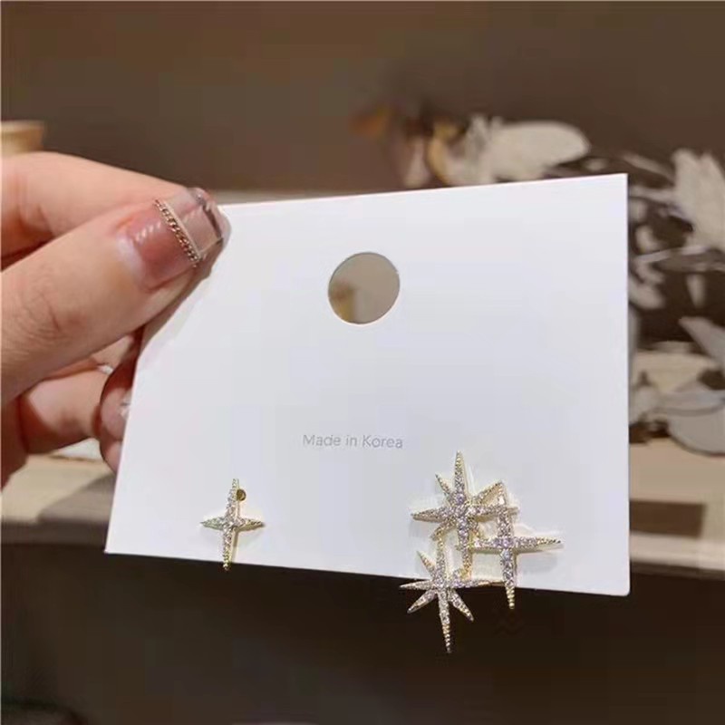 Bông tai phối ngọc trai phong cách sang trọng thời trang Hàn Quốc xinh xắn