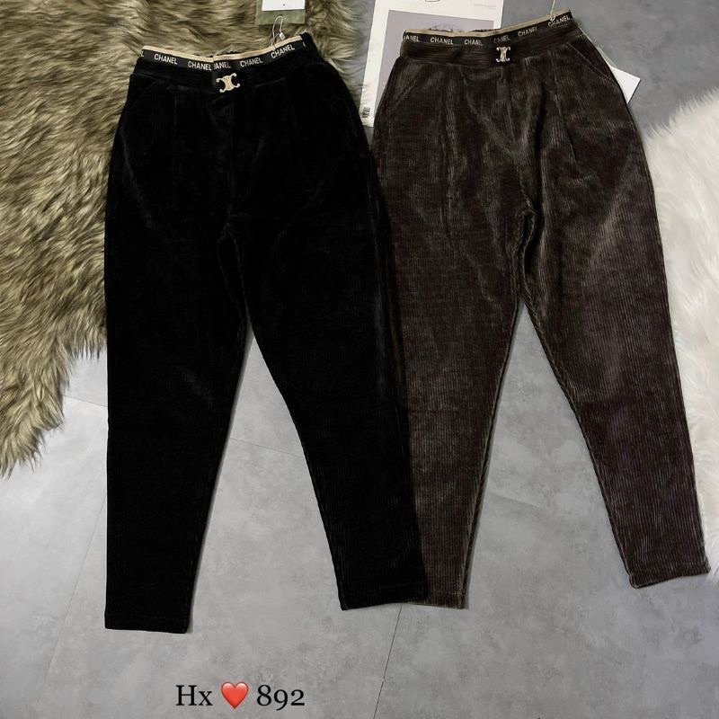 QUẦN BAGGY NHUNG NỮ . baggy nhung , baggy nữ , baggy dạ , baggy dạ nữ . _HÀNG LOẠI 1 _nhung kép dày phom dưới 60kg