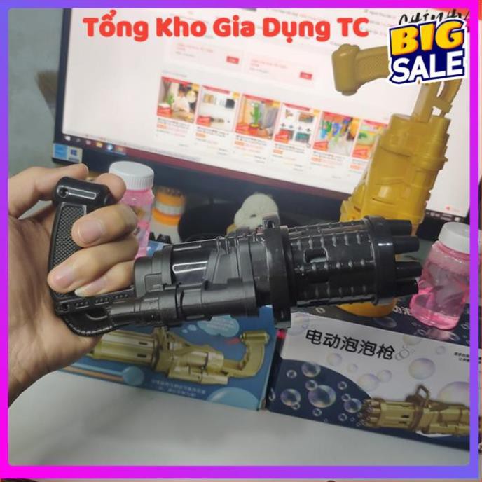 Súng bắn bong bóng xà phòng, máy bắn bong bóng xà phòng 8 nòng cực ngầu