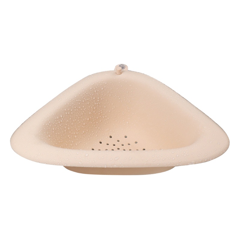 Giá Đỡ Hình Tam Giác Có Giác Hút Gắn Bồn Rửa Chén Tiện Dụng