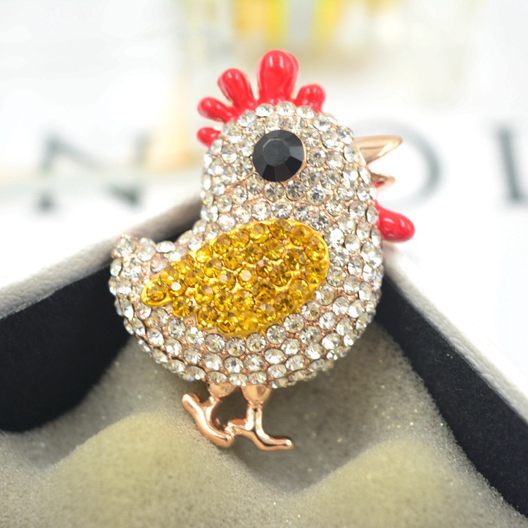 Trâm Cài Áo Kim Loại Hình Gà Con Dễ Thương