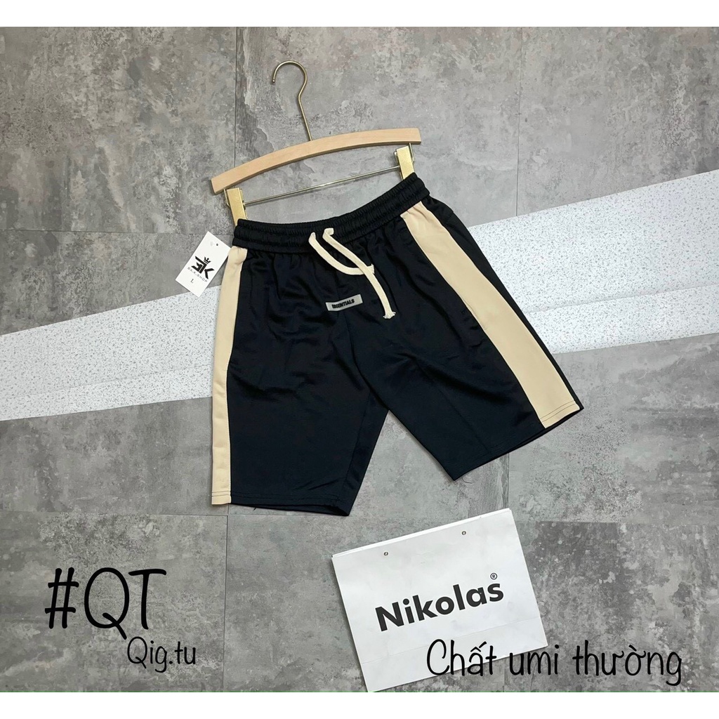 Quần short nam, Quần đùi thể thao TBG kẻ sọc unisex chất kiệu cao cấp thoáng mát không xù cho mùa hè