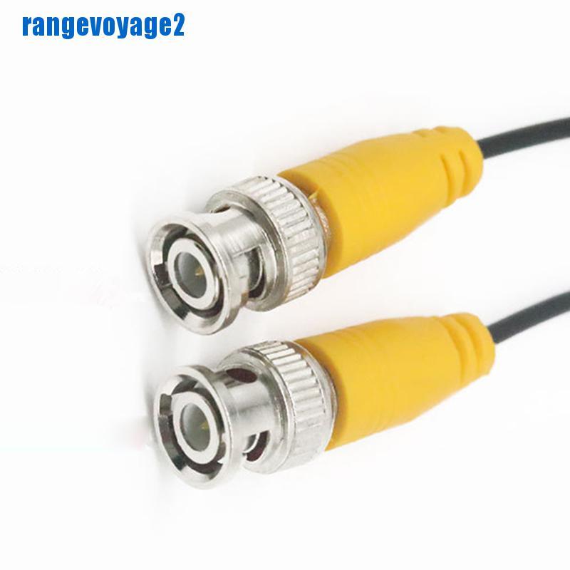 [range11] CCTV DVR Camera Recorder Video Cable DC Power Security Surveillance BNC Cable [VN]