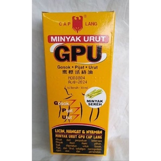 Cap LANG GPU Dầu SEREH 30 ml