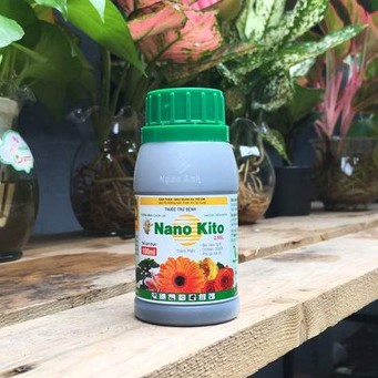 Thuốc trừ bệnh Nano Kito - Nano bạc - đặc trị nấm bệnh trên cây trồng (chai 100ml)