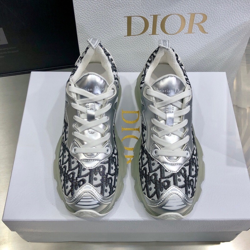 Giày thể thao nữ mẫu mới thời trang thương hiệu Dior CD Vibe cao cấp