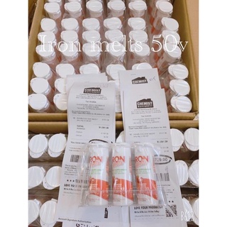 Viên Kẹo Sắt Iron Melts 50 Viên, Kẹo Sắt Ngậm - Xuất xứ Úc