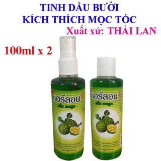 Combo 2 Tinh dầu bưởi kích thích mọc tóc Thái lan