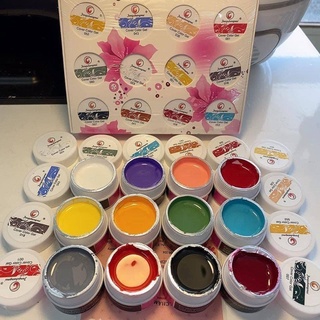 Set vẽ 12 màu fengshangmei, set gel vẽ 12 màu loại 1 - trùm nail mi