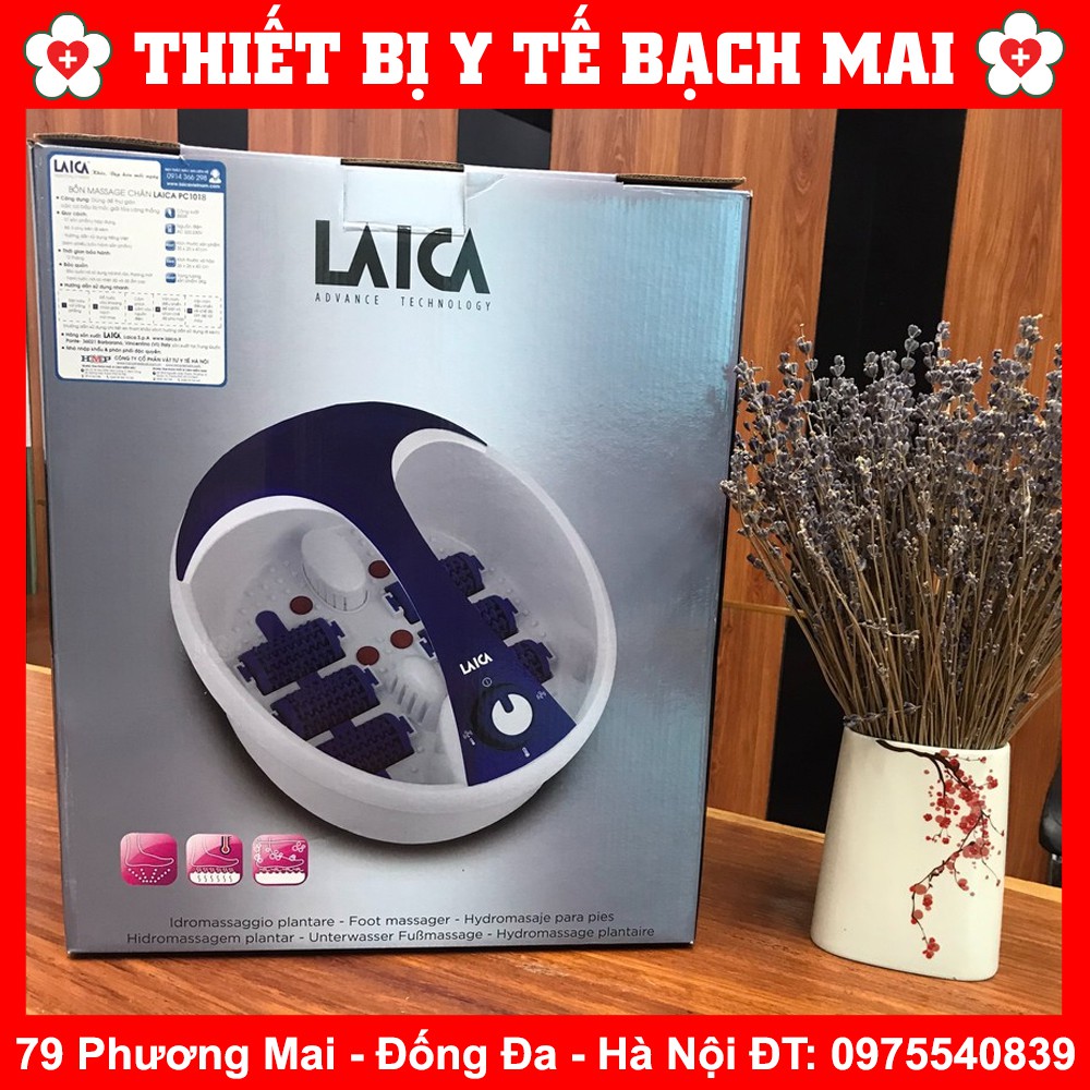 Bồn Ngâm Chân Massage Hồng Ngoại LAICA PC1018 Italy